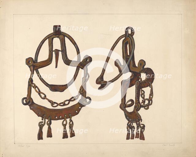 Bridle Bit, 1935/1942. Creator: Cecil Smith.