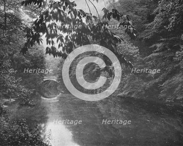 On Wissahickon Creek, Fairmount Park, Philadelphia, USA, c1900.  Creator: Unknown.