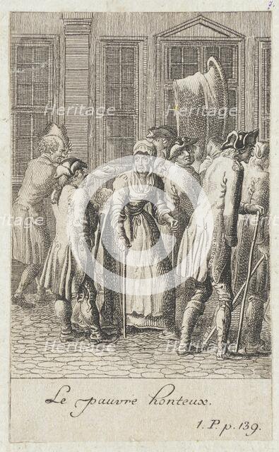 Illustration for Yorick's 'Sentimental Voyage', 1783. Creator: Daniel Nikolaus Chodowiecki.