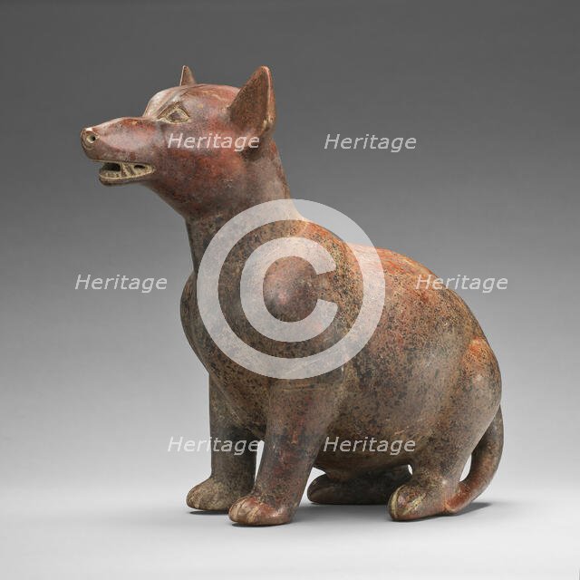 Figure of a Seated Dog, A.D. 1/300. Creator: Unknown.