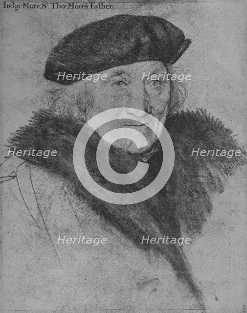 'Sir John More', 1526-1527 (1945). Artist: Hans Holbein the Younger.