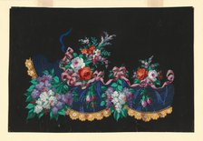 Design for a Printed, Woven or Embroidered Skirt Border, France, 19th century. Creator: Unknown.