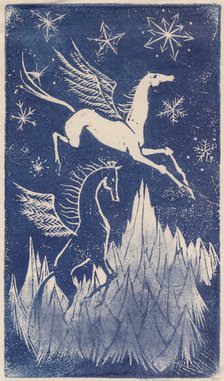 Pegasus, c1950. Creator: Shirley Markham.
