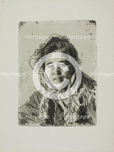 Young Girl from Mora (Kråkberg's Anna), 1903. Creator: Anders Leonard Zorn.