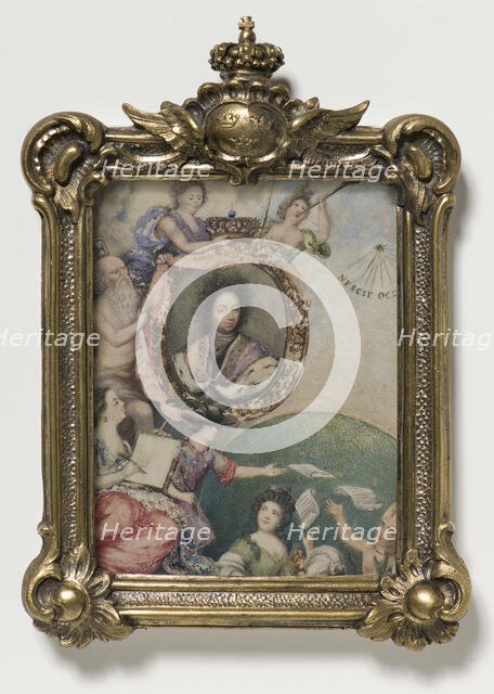 Allegory of Charles XI, late 17th-early 18th century. Creator: Elias Brenner.