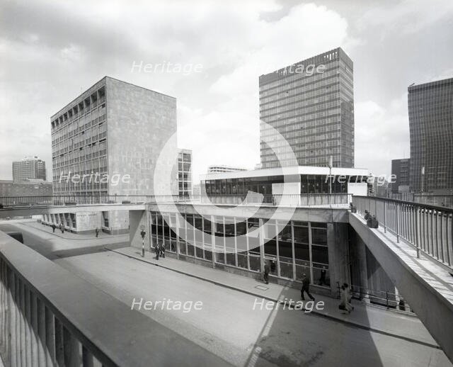 London Wall, City of London, c1955.  Creator: Arthur Charles Kirby Ware.