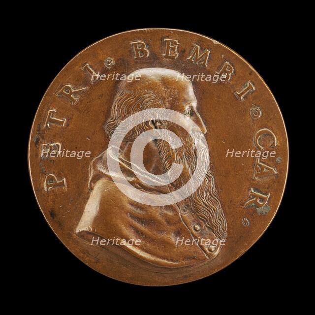 Pietro Bembo, 1470-1547, Cardinal 1538, Venetian Philologist, Poet and Belletrist [obv], 1537/1547. Creator: Benvenuto Cellini.