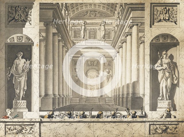 Théâtre des Tuileries, 1788. Artist: Anonymous  