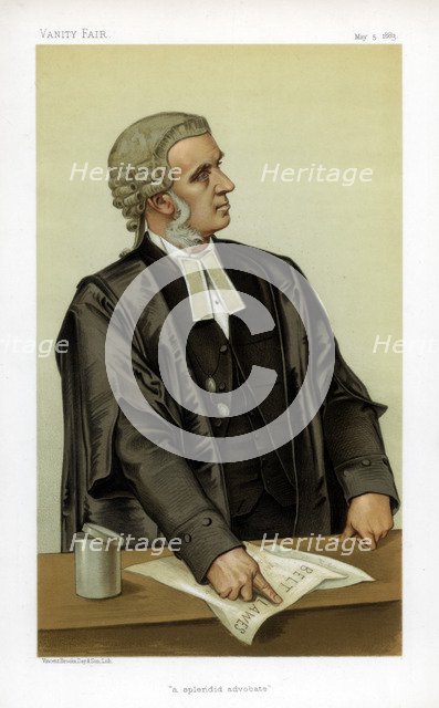 'A Splendid Advocate', 1883. Artist: Verheyden