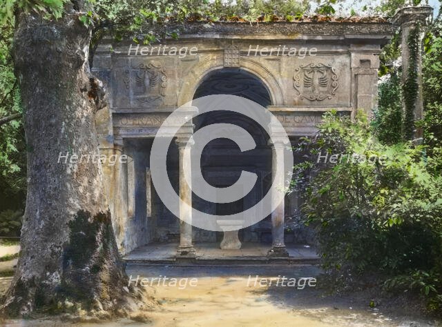 Villa Lante, Bagnaia, Lazio, Italy, 1925. Creator: Frances Benjamin Johnston.