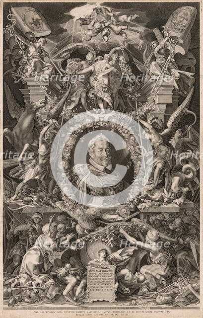 Portrait of Emperor Matthias, 1614. Creator: Aegidius Sadeler II.