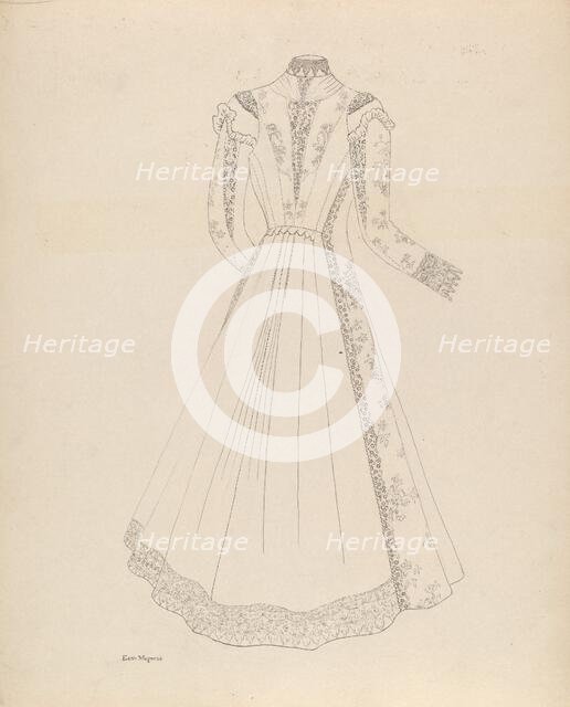 Dress, c. 1938. Creator: Edith Magnette.