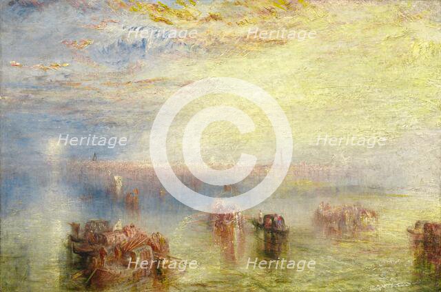 Approach to Venice, 1844. Creator: JMW Turner.