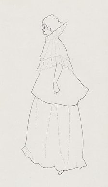 Madame Réjane, 1894. Creator: Aubrey Beardsley.