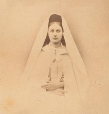 La Nonne blanche, 1860s. Creator: Pierre-Louis Pierson.