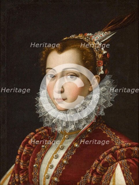 Portrait of Vittoria Accoramboni (1557-1585), c1580. Creator: Pulzone, Scipione (1550-1598).