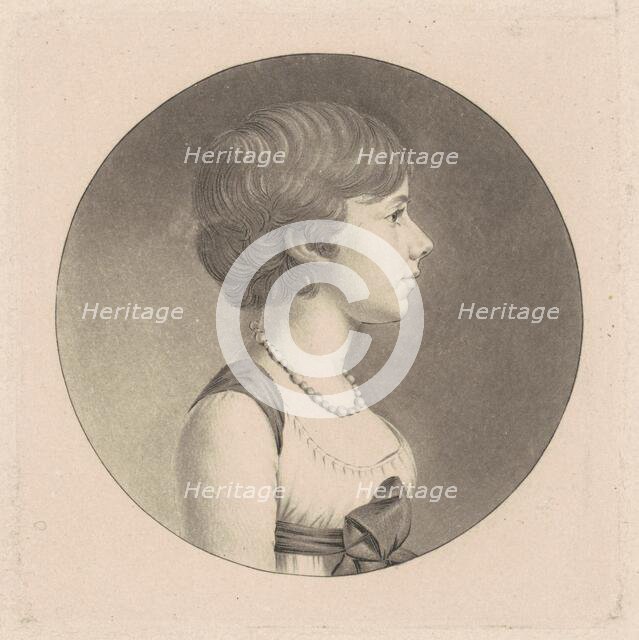 Louisa DuPonceau, 1798-1803. Creator: Charles Balthazar Julien Févret de Saint-Mémin.