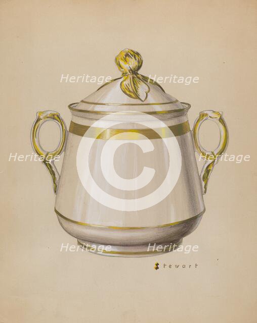 Sugar Bowl, c. 1937. Creator: Robert Stewart.