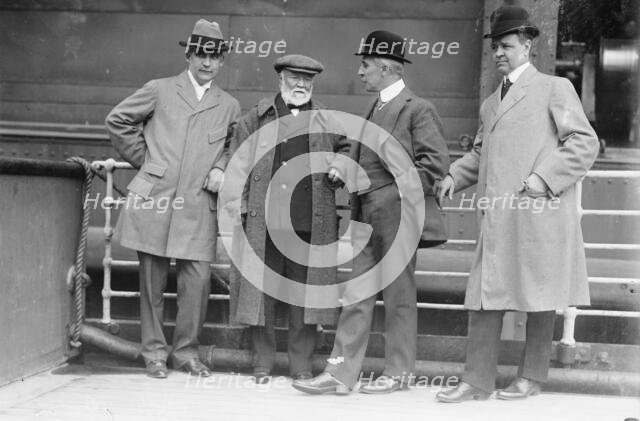 R.A. Franks, A. Carnegie, W.B. Dickson, 1910. Creator: Bain News Service.