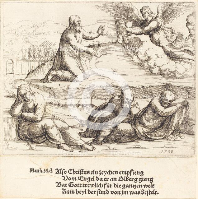 The Agony in the Garden, 1548. Creator: Augustin Hirschvogel.