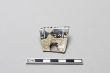 Fragment of a molded vessel, Saljuq period, early 13th century. Creator: Unknown.