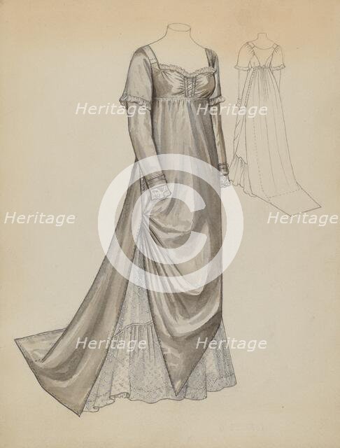 Quaker Dress, c. 1936. Creator: Jean Peszel.