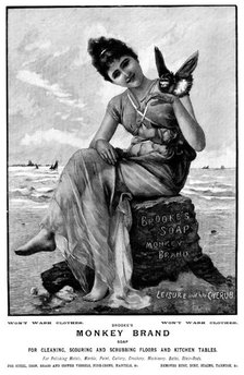 Advertisement for Brooke's Soap, 1895. Creator: Unknown.