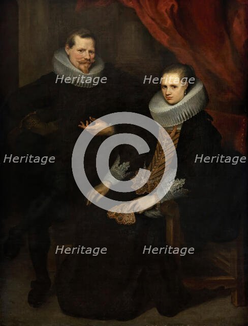 Portrait of Husband and Wife, after 1635. Creator: Cornelis de Vos.
