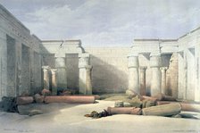 'Medinet Abou, Thebes, 5th December 1832', Egypt, 19th century. Artist: Louis Haghe