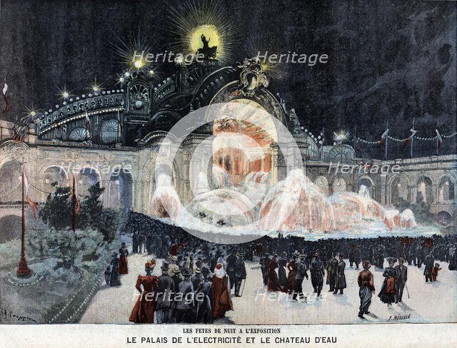 Palais de l'Électricité. Exposition universelle de 1900, 1900. Creator: Méaulle, Fortuné (1844-1916).