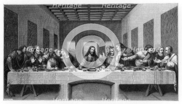 'The Last Supper', 1498 (1870). Artist: Unknown