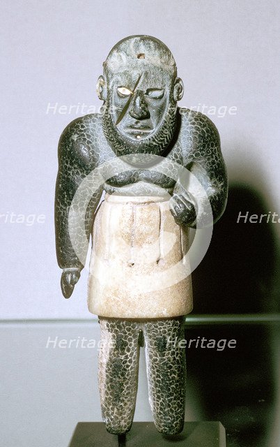 Statuette of the genie La Balafre, Bactrian, end of 3rd to the start of 2nd millenium BC. Artist: Unknown