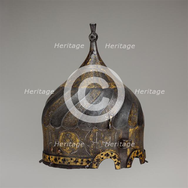 Turban Helmet, Turkey, in the style of Turkman armour, late 15th century-1st quarter 16th century. Creator: Unknown.