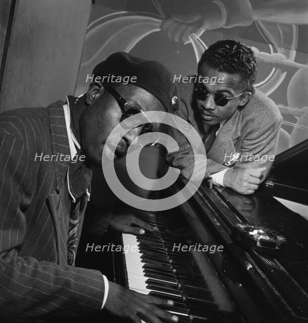 Portrait of Thelonious Monk and Howard McGhee, Minton's Playhouse, New York, N.Y., ca. Sept. 1947. Creator: William Paul Gottlieb.
