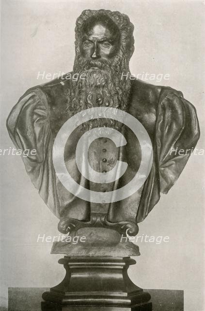 'Portrait Bust of Aretino in Collection of Mr PAB Widener, Philadelphia', 1908. Creator: Unknown.