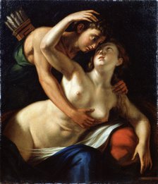 'Venus and Adonis', 16th century.  Artist: Luca Cambiaso