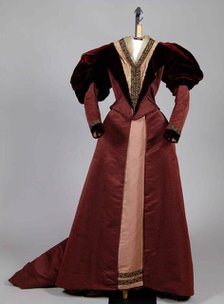 Afternoon dress, American, ca. 1895. Creator: Unknown.