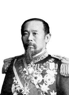 Marquis Hirobumi Ito, Japanese statesman, Russo-Japanese War, 1904-5. Artist: Unknown