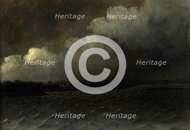 View of the City of Narym. The Ship Pier, 1880-1889. Creator: Pavel Mikhailovich Kosharov.