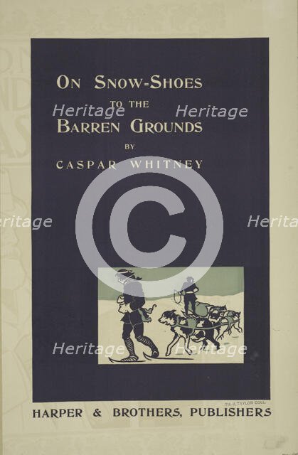 On snow-shoes to the barren grounds, c1896. Creator: Unknown.
