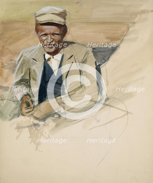 E. Elenius, exercise, 1903. Creator: Verner Thome.