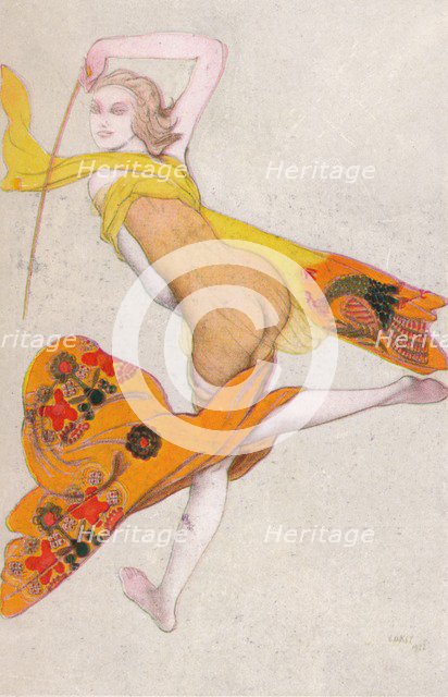 'Une Esclave Dansante', 1922, (1923). Artist: Leon Bakst.