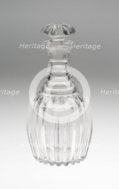 Claret Decanter, Sussex, Early 19th century. Creator: Unknown.