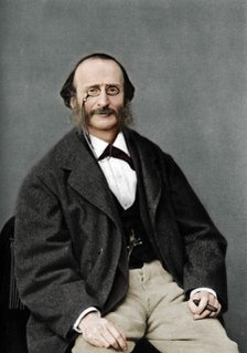 Jacques Offenbach (1819-1880), German-born French composer, cellist and impresario of the romantic Creator: Nadar.