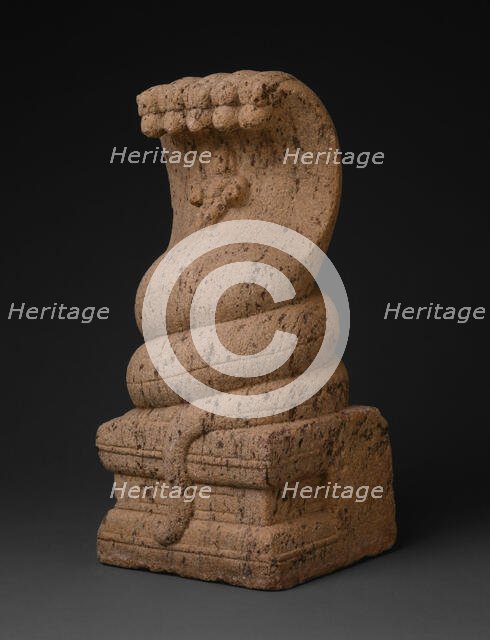 Child Krishna Protected by a Serpent, c. 15th century. Creator: Unknown.