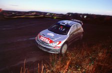 2002 Peugeot 206 WRC, Richard Burns, Network Q Rally. Artist: Unknown.