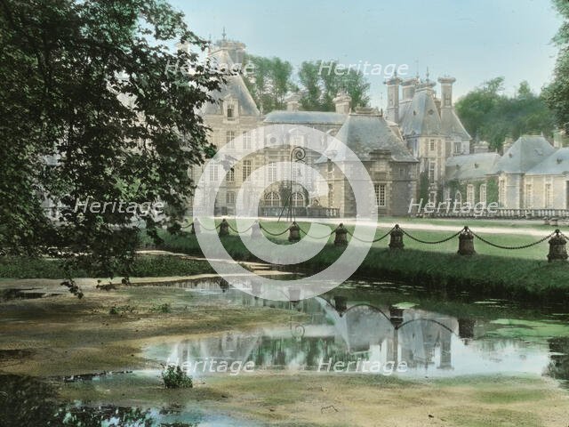 Chateau of Courances, Courances, Seine et Marne, France, 1925. Creator: Frances Benjamin Johnston.