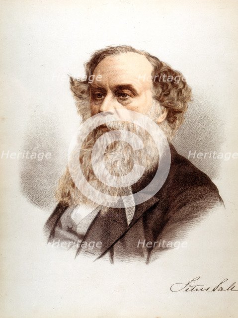 Titus Salt, British woolstapler and industrialist, c1880. Artist: Unknown
