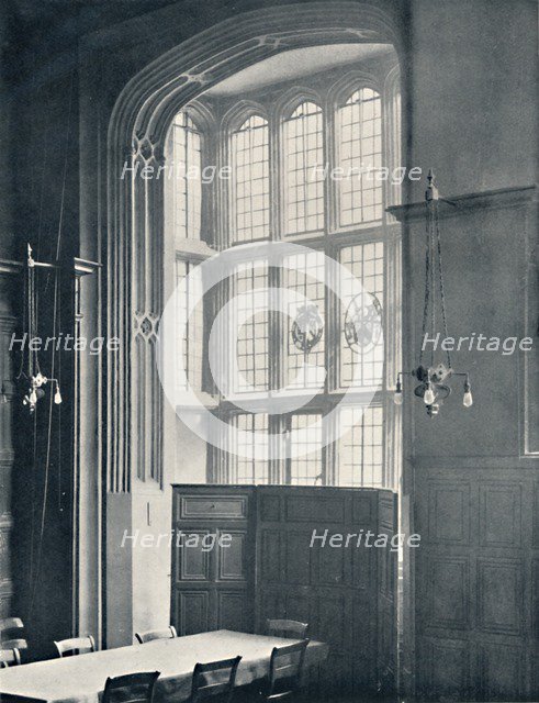 'Charterhouse. Interior of Bay in the Dining Hall', 1925. Artist: Unknown.