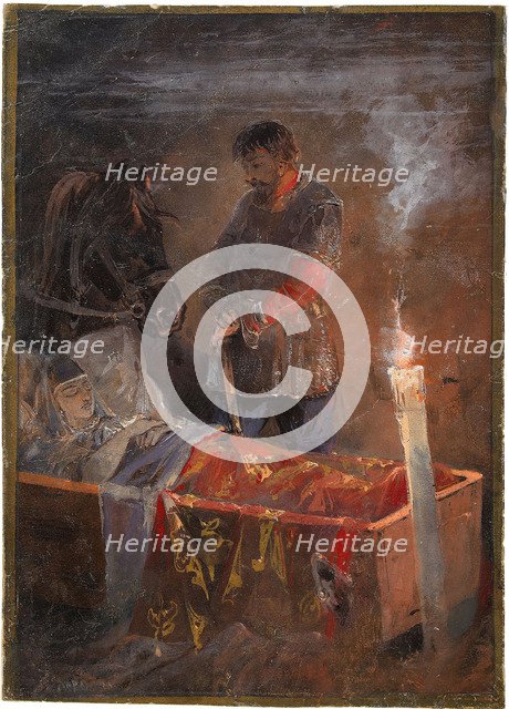 Sleeping Beauty, 1889. Artist: Karasin, Nikolai Nikolayevich (1842-1908)